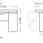 Схема розкладання Окленд Угол