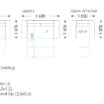 Схема розкладання Lisbon Armchair