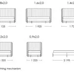 Схема розкладання Brie Slim