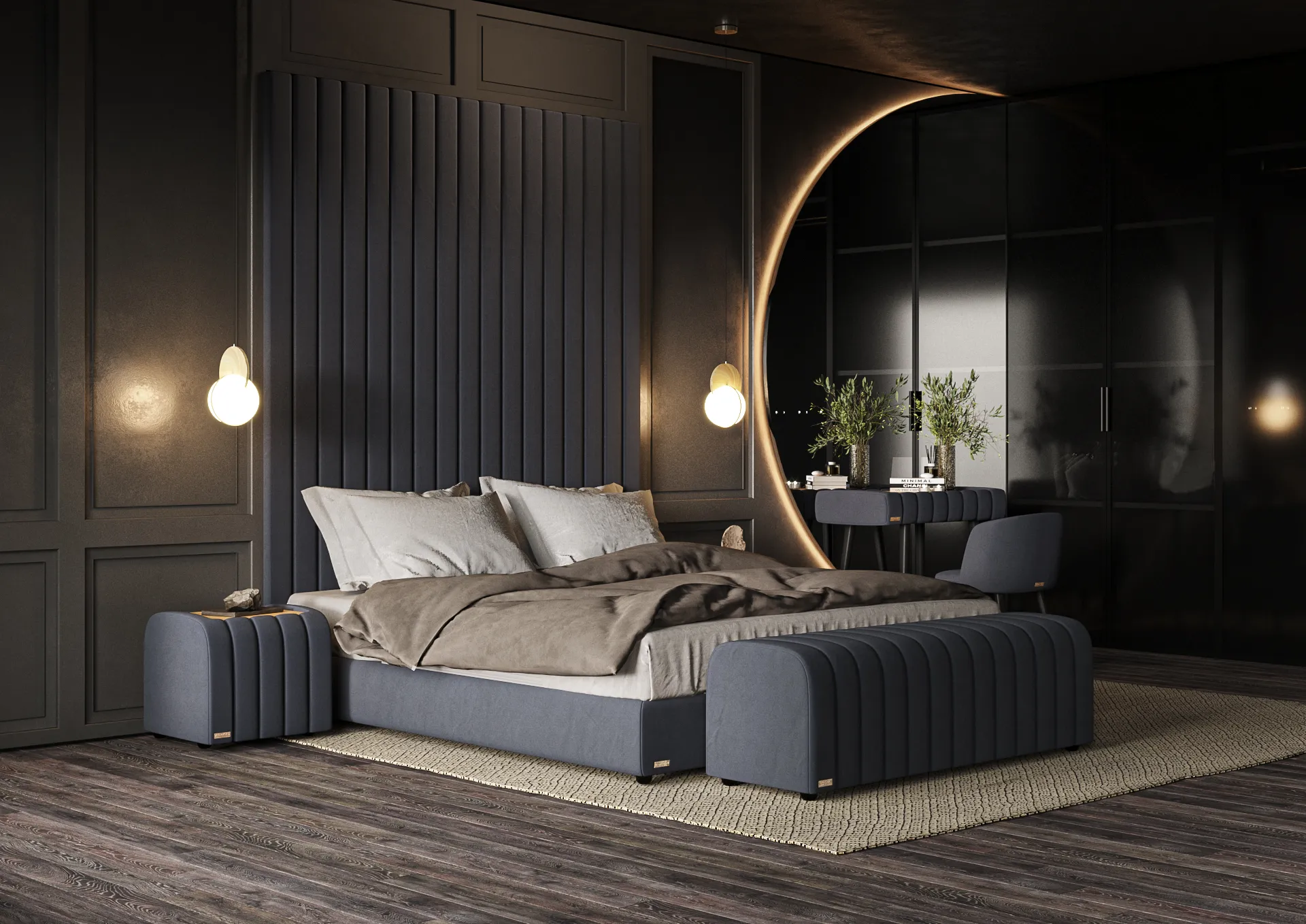 Стеновые панели FRANKOF в интерьере