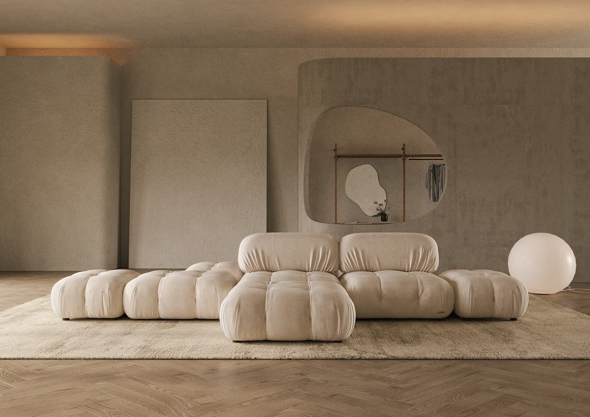 Интерьер в стиле минимализм FRANKOF