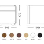 Схема розкладання Cruse nightstand