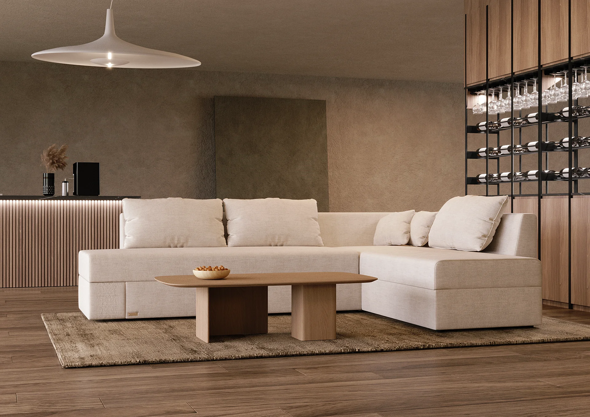 Интерьер в стиле хай-тек FRANKOF