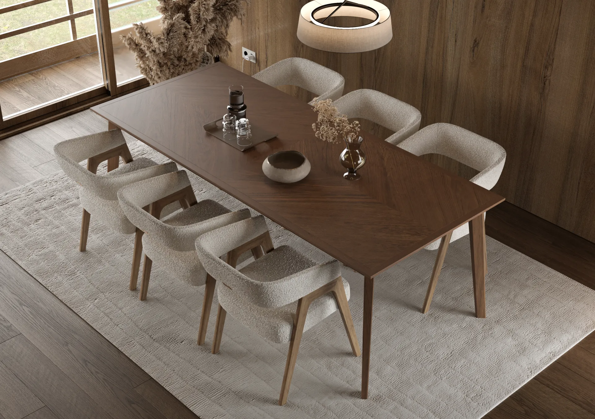 Lars chair and Bedford table